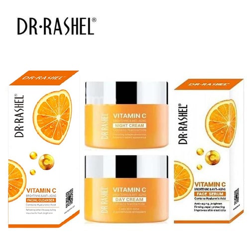 Anti Aging Vitamin C Day Night Creams Serum Set Dr Rashel