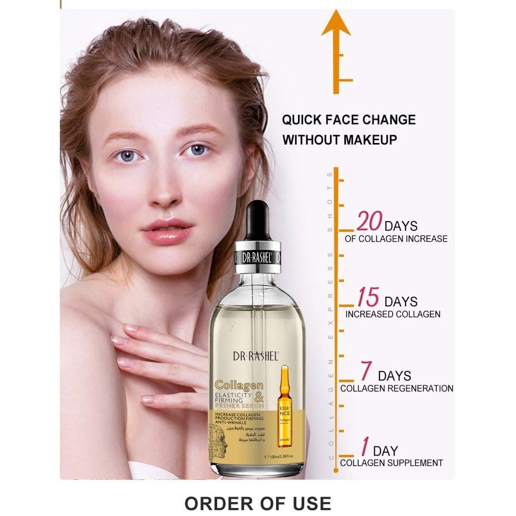 Collagen Firming Primer Serum 100ml for Youthful Skin Dr Rashel