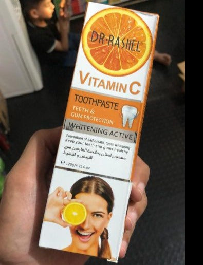 Dr Rashel Whitening Active Toothpaste With VITAMIN C 120g