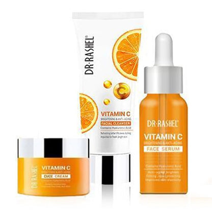 Vitamin C Skin Care Series Pack Brighten Hydrate Dr Rashel