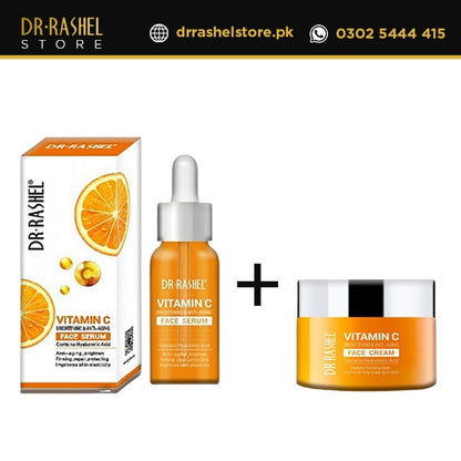Vitamin C Skincare Set for Brightening Anti Aging Dr Rashel